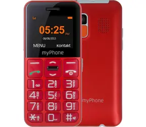 myPhone HALO EASY Senior červená / 1.77" /  microSD / FM / 0.3pix (VGA)