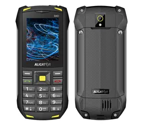 Aligator R40 eXtremo černo-žlutá / 2.4" / 5MP / Dual-SIM / IP68