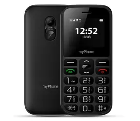 myPhone Halo A Senior černá / 1.77" / FM / 0.3MP / microSD / Dual SIM / SOS funkce