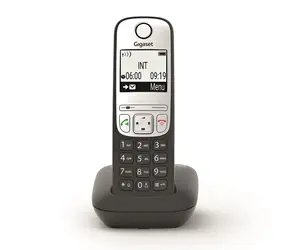 Gigaset A690 (H2810-R601) černá / analogový telefon se základnou / DECT GAP / Telefonní seznam 100 kontaktů