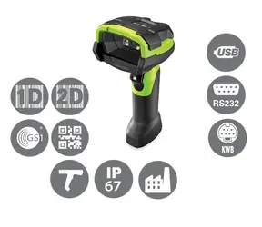 ZEBRA DS3608-HP / 2D snímač čárových kódů / Multi-IF / černá