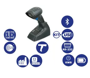 DATALOGIC QuickScan I QBT2131 kit2-USB / snímač 1D čárových kódů / BT / multi-IF / černá