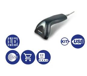DATALOGIC Touch 65 Light (TD1120-BK-65K1) šedá / snímač 1D čárových kódů / USB / kit USB