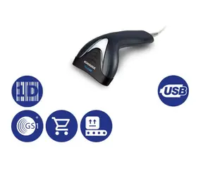 DATALOGIC Touch 90 Light (TD1120-BK-90) šedá / snímač 1D čárových kódů / USB / stojánek / bez USB kabelu