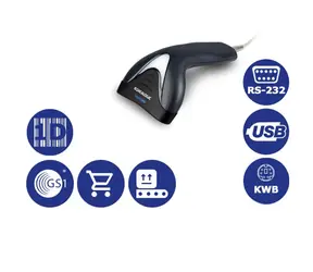 DATALOGIC Touch 90 Pro / snímač 1D čárových kódů / Multi-IF / pouze snímač / stojánek / šedá