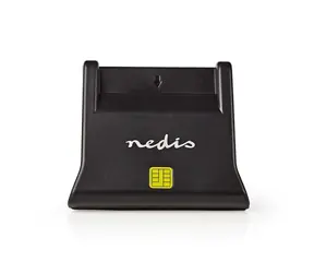 NEDIS CRDRU2SM3BK - Čtečka čipových karet Smart Card (ID / eObčanka) Černá / USB 2.0