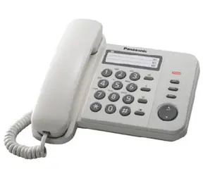 Panasonic KX-TS520FXW - jednolinkový telefon, bílý