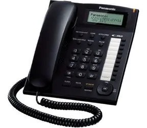 Panasonic KX-TS880FXB - jednolinkový telefon, černý