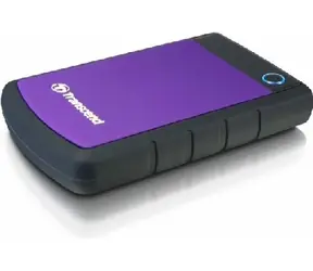 Transcend StoreJet 25H3P 1TB / 5400ot. / 2.5" / USB 3.0 / Fialový / Externí