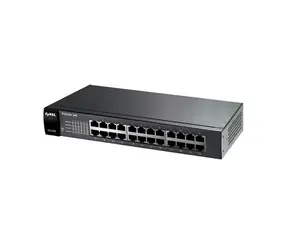 ZyXEL ES1100-24E / 24-port 10/100Mbps Ethernet switch / Green (802.3az) / Fanless / desktop