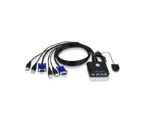 ATEN CS-22U / KVM switch CS-22U USB 2PC mini / 1 m