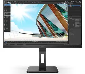 27" AOC U27P2 černá / IPS / 3840x2160 / 350cd / 16:9 / 1000:1 / 4ms / HDMI / DisplayPort