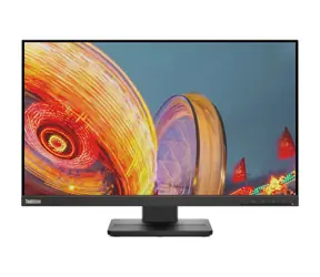 23.8" Lenovo ThinkVision E24q-20 černá / IPS / 2560 x 1440 / 4ms / 300cd / 1000:1 / DP+HDMI / VESA / Pivot / Repro