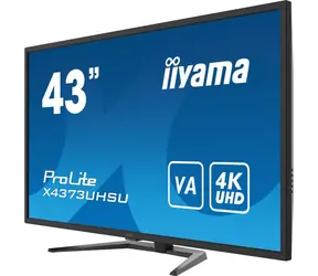 43" IIYAMA ProLite X4373UHSU-B1 / VA / 3840 x 2160 / 4000:1 / 400cd / 8ms / HDMI+DP+mDP / VESA / doprodej