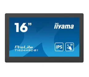 16" IIYAMA ProLite T1624MSC-B1 / 1920x1080 / 25ms / 450cd / HDMI / USB / repro
