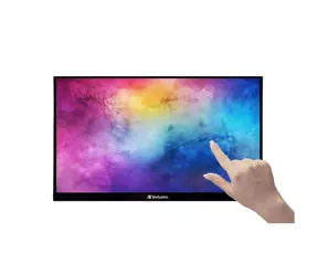 14" Verbatim PMT-14 černá / IPS / FHD 1920 x 1080 / 16:9 / 6 ms / 300 cd-m2 / 1200:1 / USB-C / HDMI / přenosný dotykový 