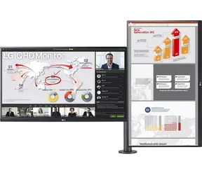 27" LG Ergo 27QP88DP / IPS / 2560x1440 / 16:9 / 1000:1 / 5ms / 350cd-m2 / HDMI / DP / VESA