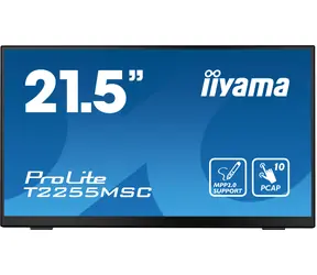 21.5" IIYAMA Prolite T2255MSC-B1 černá / IPS / 1920x1080 / 16:9 / 5ms / 1000:1 / 400cd / repro / HDMI / DP 