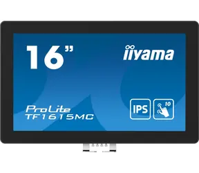15.6" IIYAMA Prolite TF1615MC-B1 černá / IPS / 1920x1080 / 16:9 / 25ms / 1000:1 / 450cd / VGA / HDMI / DP 