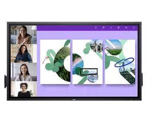 65" DELL P6524QT černá / LED / 3840x2160 / IPS / 16:9 / 9ms / 1300:1 / 350cd-m2 / USBC+HDMI+DP+RS232+RJ45 / 3YNBD