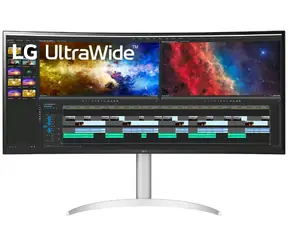 38" LG 38BQ85C-W bílá / IPS / 3840 x 1600 / 21:9 / 1000:1 / 300cd-m2 / DP+HDMI+USB-C / VESA / repro