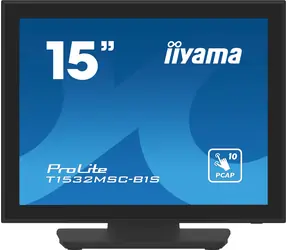 15" IIYAMA T1532MSC-B1S / TN / 1024x768 / 800:1 / 350cd-m2 / 8ms / HDMI+DP+VGA / repro / VESA