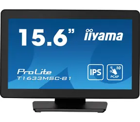 15.6" IIYAMA T1633MSC-B1 / IPS / 1920x1080 / 1000:1 / 450cd-m2 / 5ms / HDMI+DP / repro / VESA