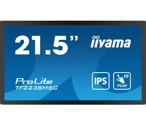 21.5" IIYAMA TF2238MSC-B1 / IPS / 1920x1080 / 1000:1 / 600cd-m2 / 5ms / HDMI+DP / repro / VESA