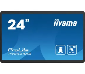 23.8" IIYAMA TW2424AS-B1 / IPS / 1920x1080 / 1000:1 / 250cd-m2 / 14ms / HDMI+USB-C / repro / VESA