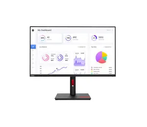 31.5" Lenovo ThinkVision T32p-30 černá / IPS / 3840x2160 / 4ms / 1000:1 / 350cd-m2 / DP+HDMI / Pivot / VESA 