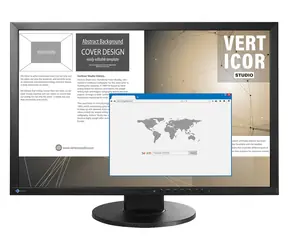 24" EIZO EV2430 černá / LED / 1920 x 1200 / IPS / 16:10 / 14ms / 1000:1 / 300cd-m2 / VGA / DVI / DP / repro 