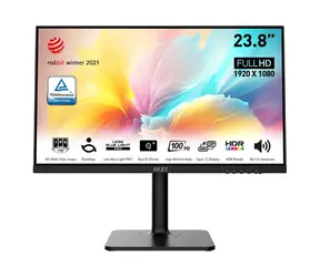 23.8" MSI Modern MD2412P černá / LED / 1920 x 1080 / IPS / 16:9 / 1ms / 1000:1 / HDMI+USBC / VESA / repro  