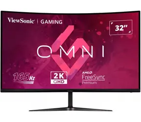 32" Viewsonic VX3218C-2K černá / VA / 1920 x 1080 / 16:9 / 1ms / 3500:1 / 300cd-m2 / HDMI + DP / VESA / repro