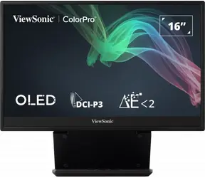 16" Viewsonic VP16-OLED černá / OLED / 1920 x 1080 / 16:9 / 1ms / 400cd-m2 / microHDMI + USB-C / repro 