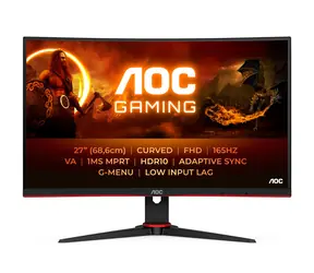 27" AOC C27G2E/BK černá / VA / 1920 x 1080 / 1ms / 3000:1 / 350cd-m2 / HDMI + DP / VESA 