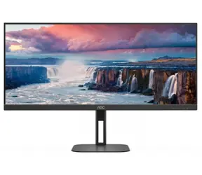 34" AOC U34V5C/BK černá / 3440 x 1440 / 21:9 / 4ms / 1000:1 / 250cd-m2 / HDMI + DP + USB-C / VESA / repro