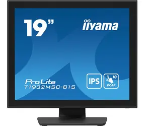 19" IIYAMA ProLite T1932MSC-B1S černá / IPS / 1280x1024 / 5:4 / 14ms / 1000:1 / 225cd / repro / VGA / HDMI / DP