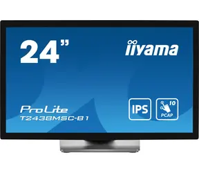 24" IIYAMA ProLite T2438MSC-B1 černá / IPS / 1920x1080 / 16:9 / 5ms / 1000:1 / 525cd / repro / HDMI / DP