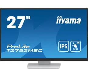 27" IIYAMA ProLite T2752MSC-W1 bílá / IPS / 1920x1080 / 16:9 / 5ms / 1000:1 / 360cd / repro / HDMI / DP