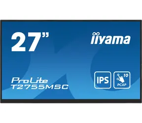 27" IIYAMA ProLite T2755MSC-B1 černá / IPS / 1920x1080 / 16:9 / 5ms / 1000:1 / 360cd / repro / HDMI / DP