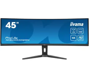 45" IIYAMA ProLite XCB4594DQSN-B1 černá / VA / 5120x1440 / 32:9 / 0.8ms / 3000:1 / 450cd / repro / HDMI / DP