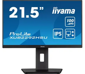 21.5" IIYAMA ProLite XUB2292HSU-B6 černá / IPS / 1920x1080 / 16:9 / 0.4ms / 1000:1 / 250cd / repro / HDMI / DP