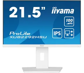 21.5" IIYAMA ProLite XUB2292HSU-W6 bílá / IPS / 1920x1080 / 16:9 / 0.4ms / 1000:1 / 250cd / repro / HDMI / DP