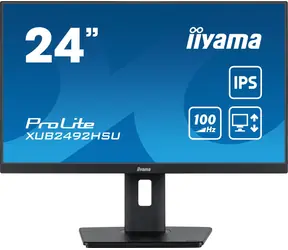 24" IIYAMA ProLite XUB2492HSU-B6 černá / IPS / 1920x1080 / 16:9 / 0.4ms / 1300:1 / 250cd / repro / HDMI / DP