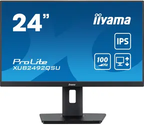 24" IIYAMA ProLite XUB2492QSU-B1 černá / IPS / 2560x1440 / 16:9 / 0.5ms / 1000:1 / 300cd / repro / HDMI / DP