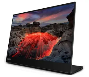 14" Lenovo ThinkVision M14t G2 černá / IPS / 2240x1400 / 6ms / 300cd / 1500:1 / USB-C / VESA / Dotykový