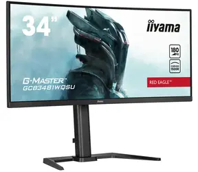 34" IIYAMA G-Master GCB3481WQSU Red Eagle černá / VA / 3440 x 1440 / 21:9 / 0.3ms / 4000:1 / 500cd / repro / HDMI / DP