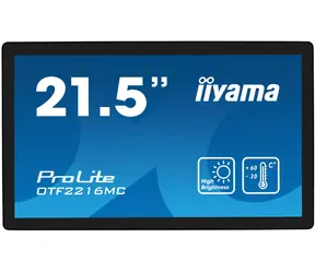 22" IIYAMA ProLite OTF2216MC-B1 / VA / 1920 x 1080 / 935cd / 25ms / 5000:1 / VGA+HDMI+DP / USB / IP65 