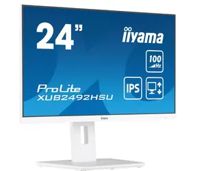 24" IIYAMA Prolite XUB2492HSU-W6 bílá / IPS / 1920x1080 / 16:9 / 0.4ms / 1300:1 / 250cd / repro / HDMI / DP