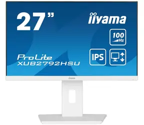27" IIYAMA ProLite XUB2792HSU-W6 bílá / IPS / 1920x1080 / 16:9 / 0.4ms / 1300:1 / 250cd / repro / HDMI / DP